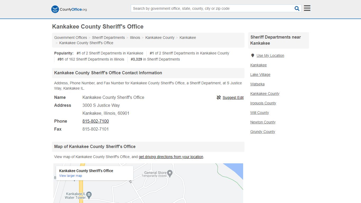 Kankakee County Sheriff's Office